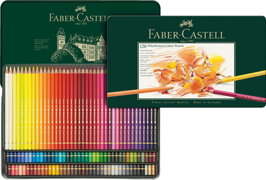 Faber-Castell Lápices de Colores Polychromos, 120 Colores